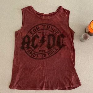 ACDC sleeveless t-shirt